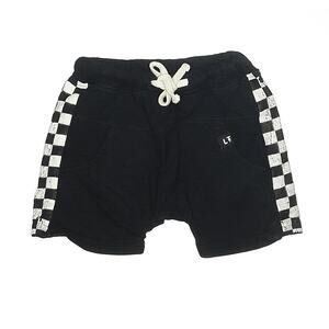 Little Trouble Checker Drawstring Shorts